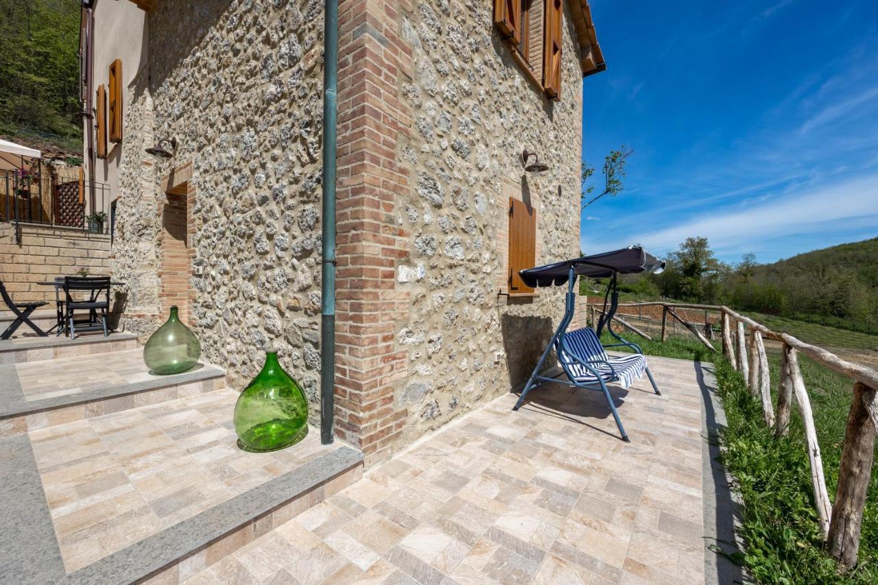 Podere Del Ciacchi Among Tuscany Greenery - Happy Rentals Montieri Zewnętrze zdjęcie