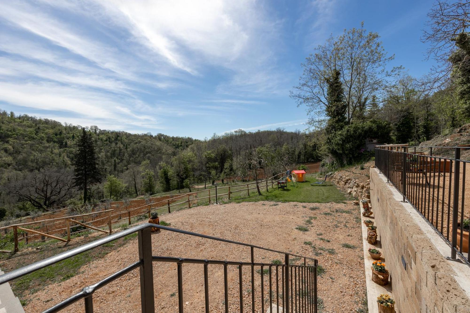 Podere Del Ciacchi Among Tuscany Greenery - Happy Rentals Montieri Zewnętrze zdjęcie